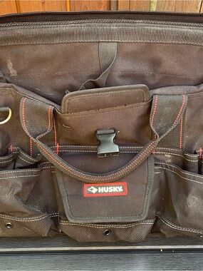 Black Multi-Pocket Tool Bag Organizer